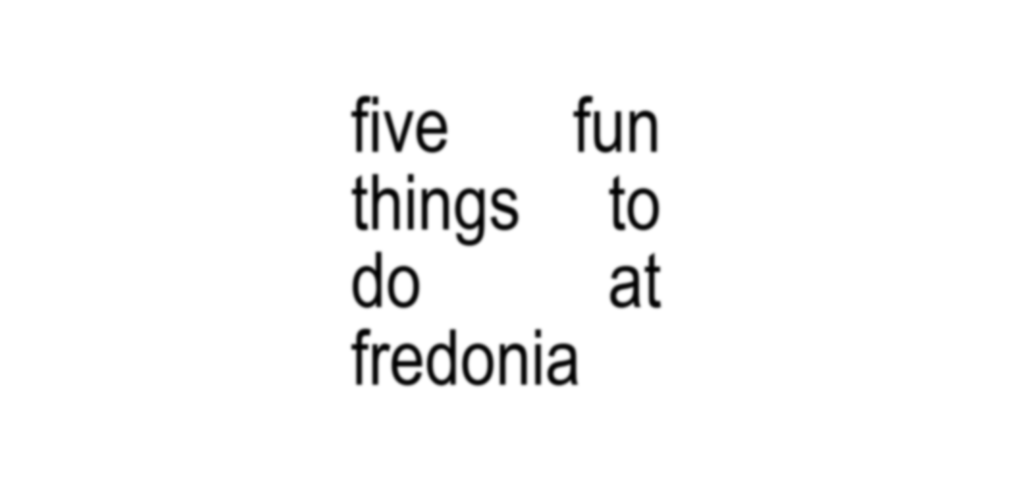 5 Fun Things to do at Fredonia